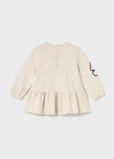 Mayoral Toddler Girls Natural Flower Dress 2917