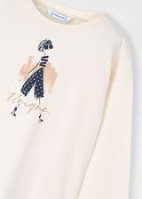Mayoral Girls Long Sleeve T 4010