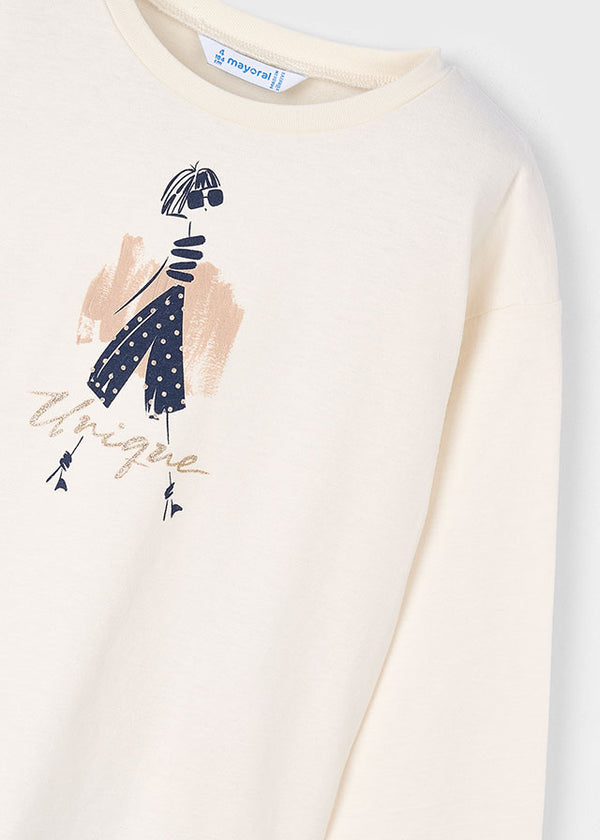 Mayoral Girls Long Sleeve T 4010