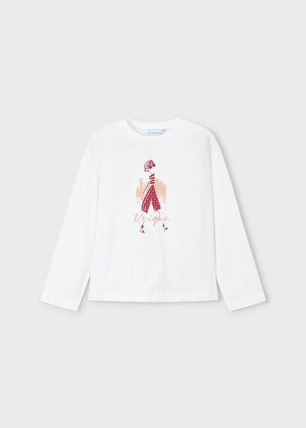 Mayoral Girls Long Sleeve T 4010