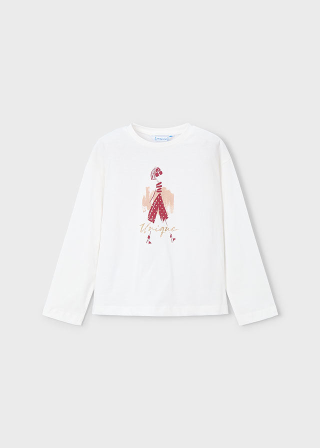 Mayoral Girls Long Sleeve T 4010