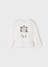 Mayoral Trio Blue Long Sleeve T 4011