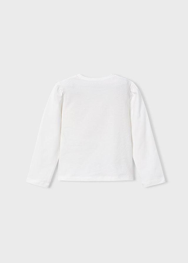 Mayoral Girls Trio Cherry Long Sleeve T 4011
