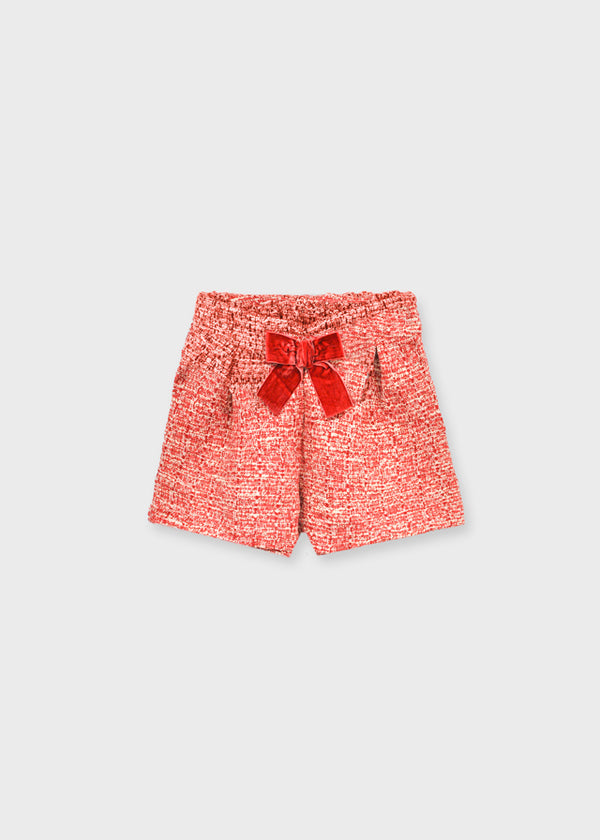 Mayoral Girls Cherry Boucle Shorts 4224