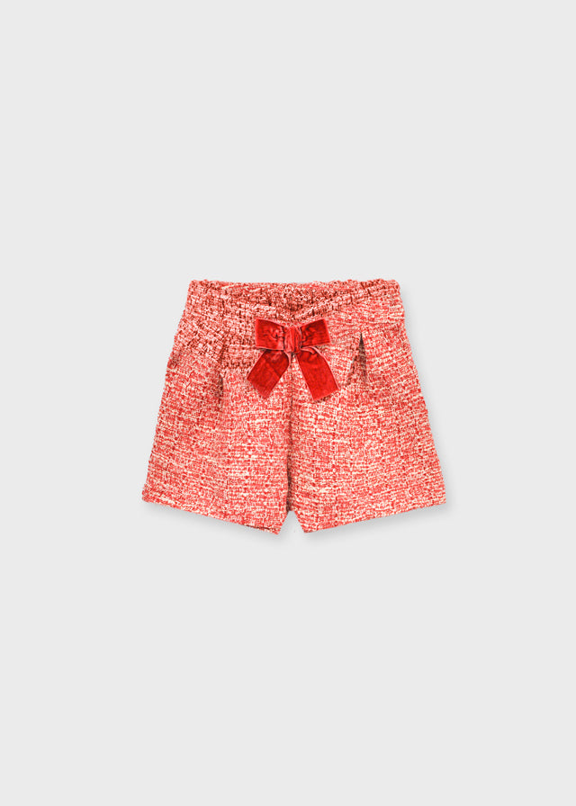 Mayoral Girls Navy Boucle Shorts 4224
