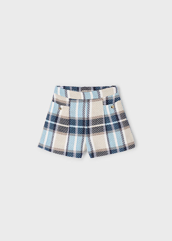 Mayoral Girls Plaid Shorts 4225