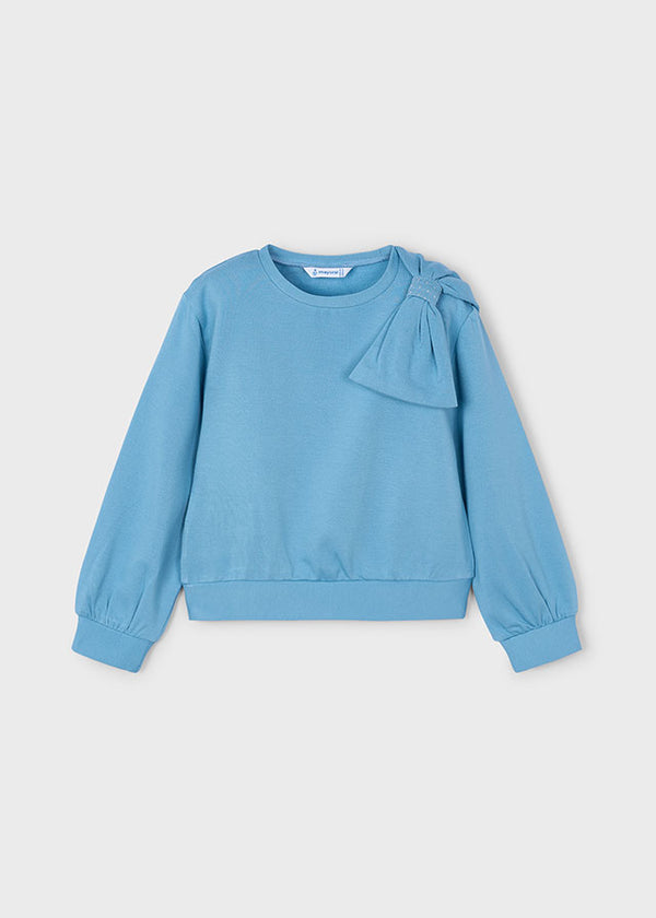 Mayoral Girls Bow Shoulder Sweatshirt 4434