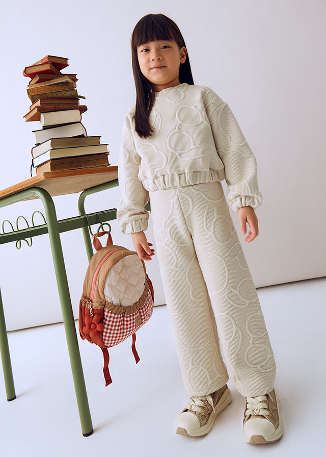 Mayoral Girls Teddy Embossed Tracksuit 4896