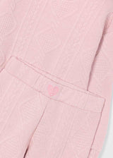 Mayoral Girls Pink Cable Padded Set 4896