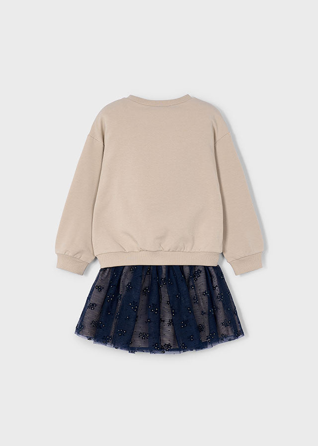 Mayoral Girls Tulle Skirt Set 4936