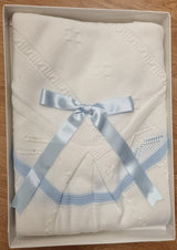 Alma Petit Border Bow Boxed Shawl