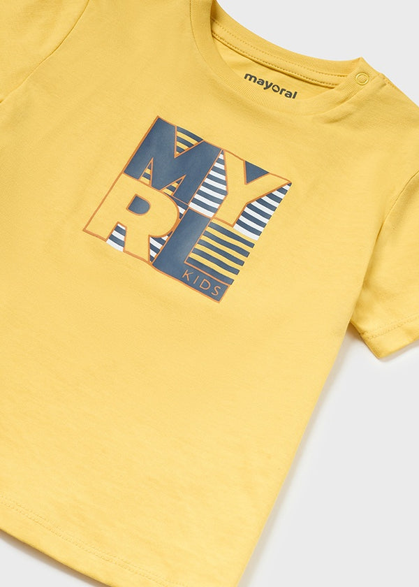 Mayoral Toddler Boys Yellow Graphic T-Shirt