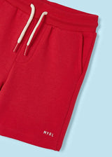 Mayoral Boys Red Jersey Shorts 611