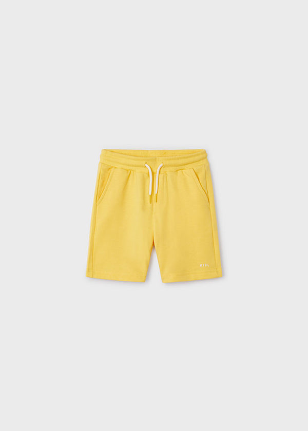 Mayoral Boys Yellow Jersey Shorts 611