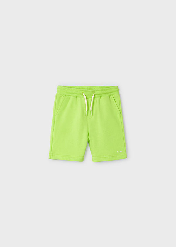 Mayoral Boys Lime Green Jersey Shorts 611