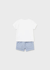 Mayoral Baby Boys Bunny Motif T-Shirt & Shorts Set 1205