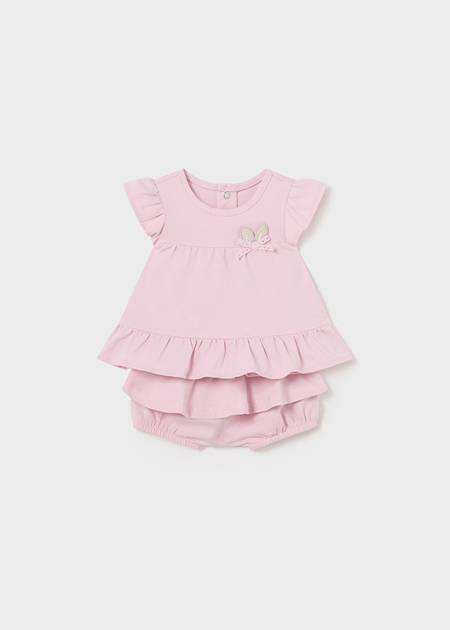 Mayoral Baby Girls Bunny T-Shirt & Bloomer Shorts Set 1611