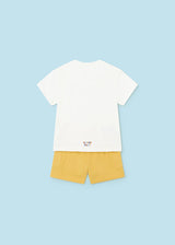 Mayoral Toddler Boys Safari Monkey T-shirt & Short Set 1654