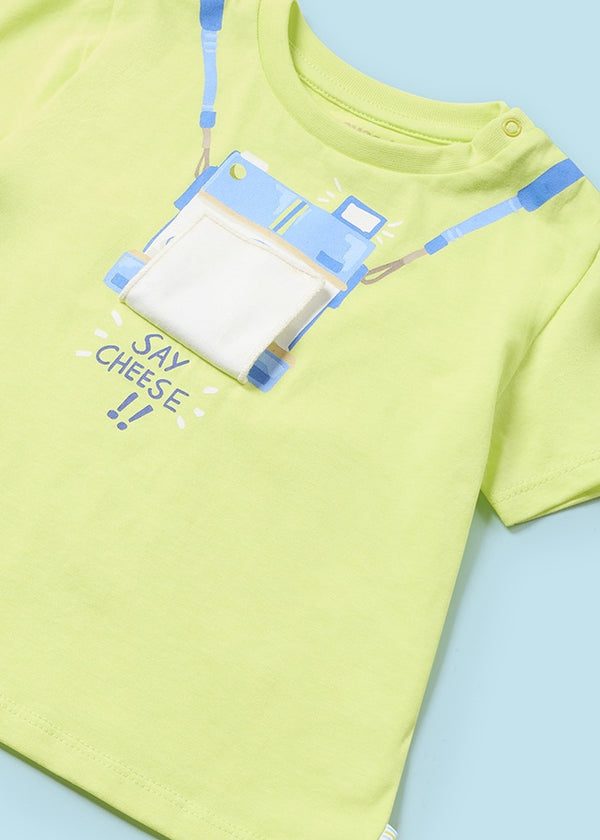 Mayoral Toddler Boys Camera Motif T-Shirt & Shorts Set 1657