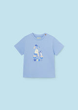 Mayoral Toddler Boys Yellow/Blue 3 Piece T-Shirt & Shorts Set 1658