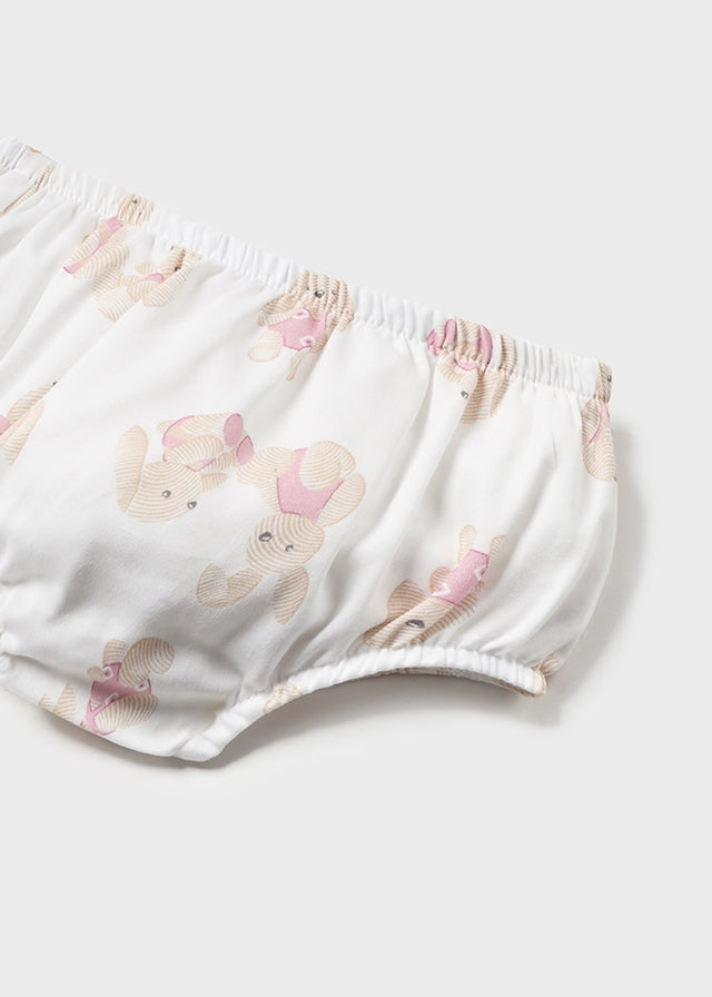 Mayoral Baby Girls Bunny Print Dress & Matching Pants 1807