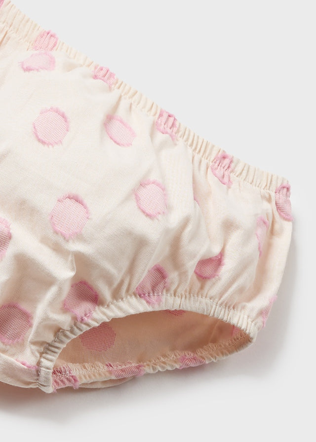 Mayoral Baby Girls Polkadot Dress & Matching Pants 1820
