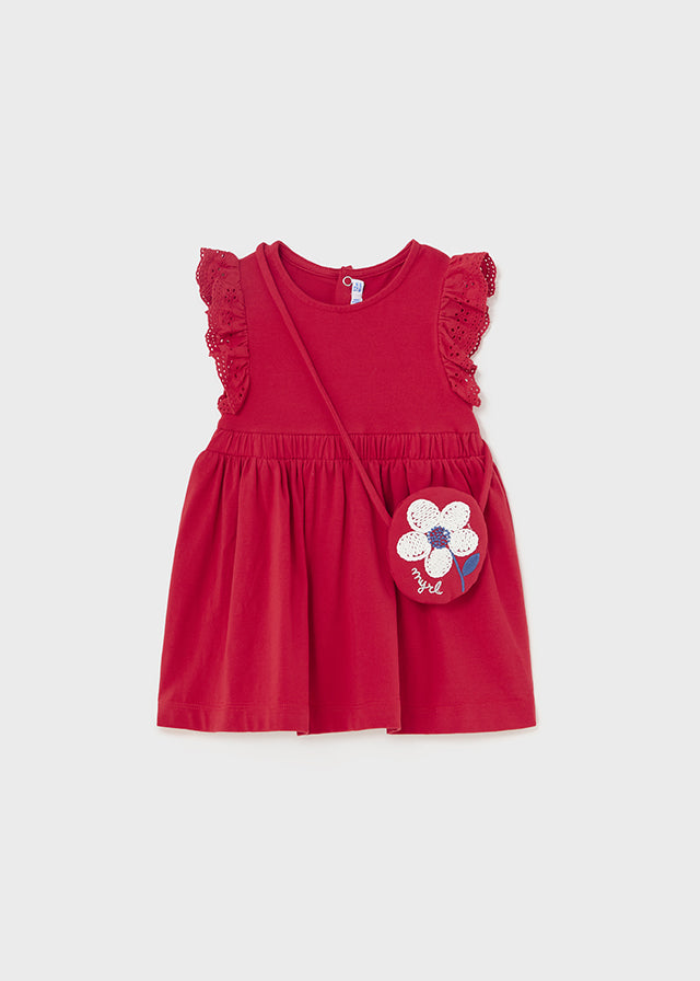 Mayoral Toddler Girls Red Sun Dress & Bag 1919
