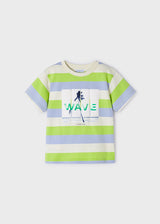 Mayoral Boys Wave Striped T-Shirt 3019