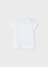 Mayoral Girls Cerise Girl T-Shirt 3080