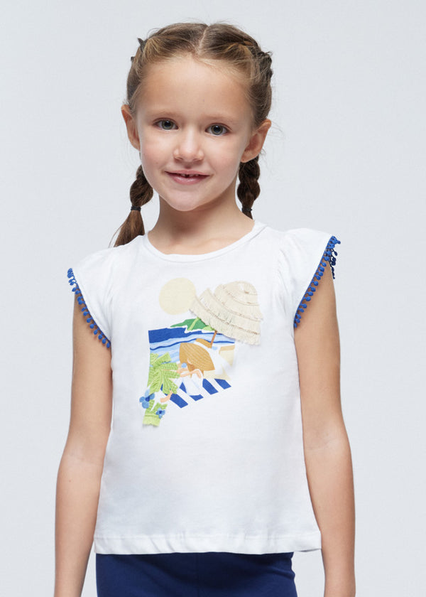 Mayoral Girls Beach T-Shirt 3096