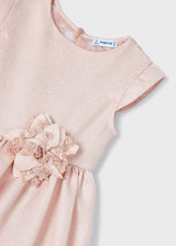 Mayoral Girls Dusky Pink Corsage Dress 3913