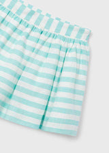 Mayoral Girls Mint Striped Skirt Set 3952