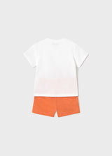 Mayoral Toddler Boys Tangerine Short Set 1656