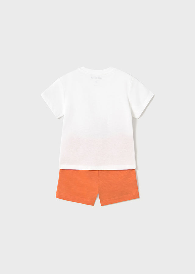 Mayoral Toddler Boys Tangerine Short Set 1656