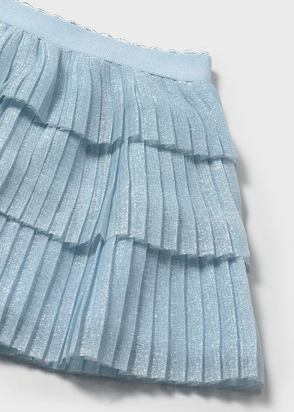 Mayoral Blue Toddler Girls Tulle Tiered Skirt 1901