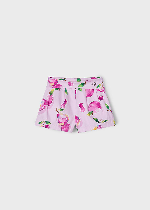 Mayoral Girls Pink Printed Skort 3905