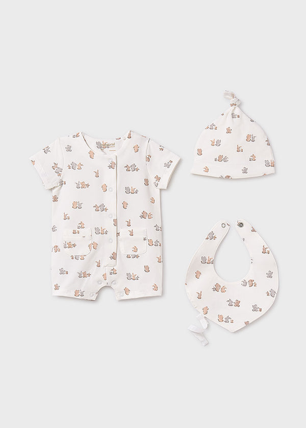 Mayoral Baby Unisex Beige Gift Set 9910