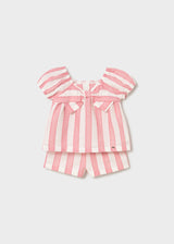 Mayoral Toddler Girls Striped Short Set 1211