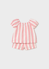 Mayoral Toddler Girls Striped Short Set 1211