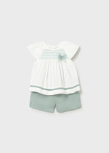 Mayoral Toddler Girls Lake Short Set 1212