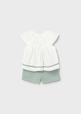 Mayoral Toddler Girls Lake Short Set 1212