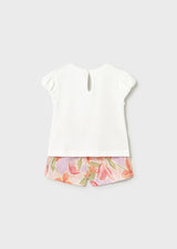 Mayoral Toddler Girls Blossom Printed Short Set 1213