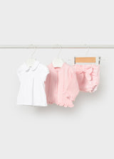 Mayoral Baby Girls Daisy 3 Piece Bloomer Set 1287