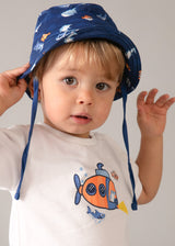 Mayoral Toddler Boys Under The Sea Short Set & Bucket Hat 1667