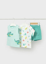 Mayoral Toddler Boys Turquoise Short Set 1673