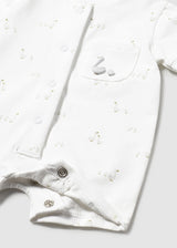 Mayoral Baby Boys Swan Romper, Bib & Socks Set 1727