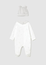 Mayoral Baby Boys Mother Goose All In One, Hat & Bib 1728