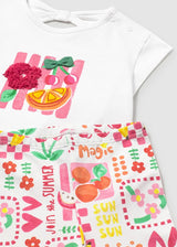 Mayoral Toddler Girls Hibiscus Legging Set 1752