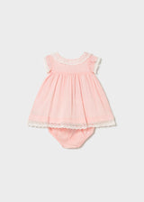Mayoral Baby Girls Rose Dress & Pants Set 1888
