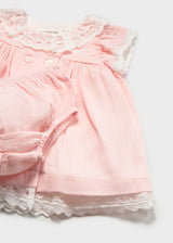 Mayoral Baby Girls Rose Dress & Pants Set 1888